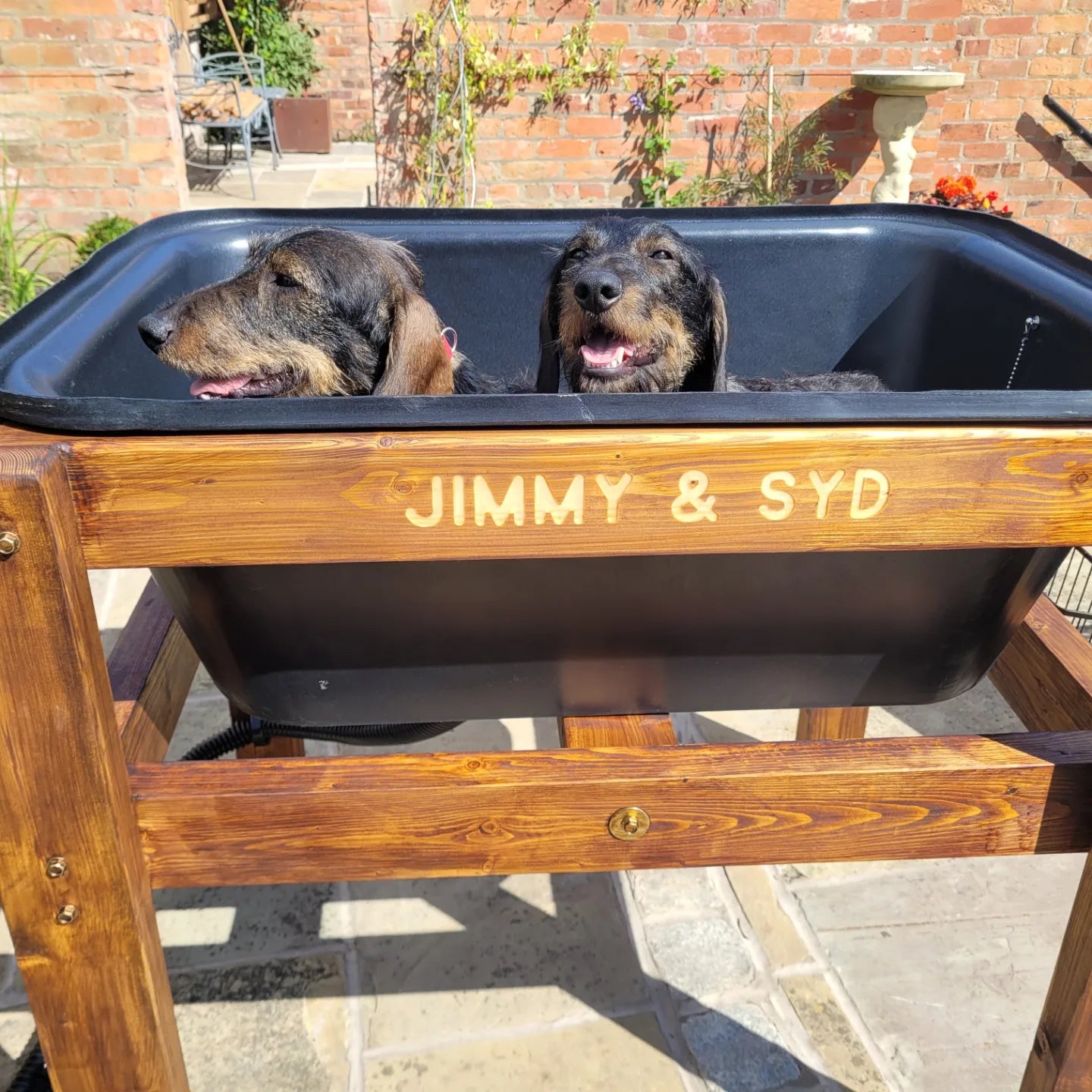 Outdoor dog tub hotsell